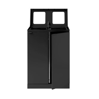 Bica avfallssortering advanced 2x65 l åpne innkast