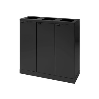 Bica avfallssortering advanced 3x65 l åpne innkast