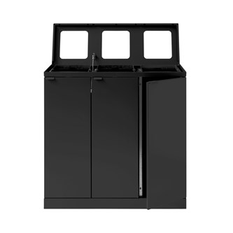 Bica avfallssortering advanced 3x65 l åpne innkast