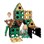Polydron XL naturfarger 36 deler