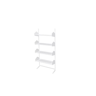 Wille bibliotek L-stativ 90 cm 4 metallhyller