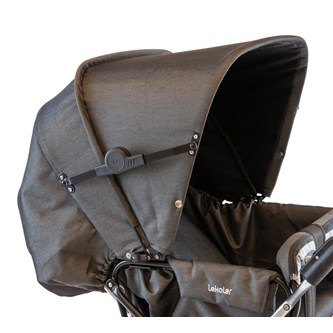 Kalesje til tvillingvogn Lekolar polyester