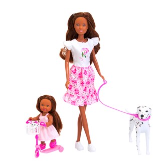 Steffi med hund