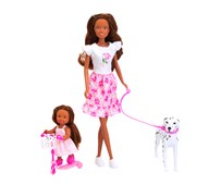Steffi med hund