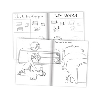 Lær å tegne enkle former, bok