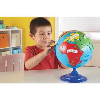 Puslespill globus