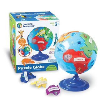 Puslespill globus