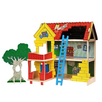 Pippi Villa Villekulla med 12 figurer