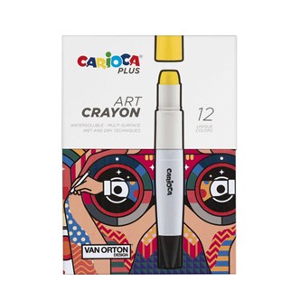 Fargestifter Carioca Plus 12 stk
