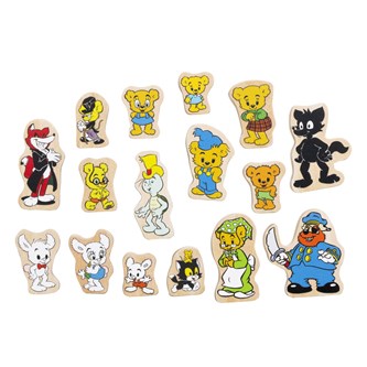 Bamse figursett av tre 16 deler