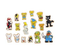 Bamse figursett av tre 16 deler
