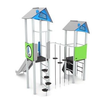 STEEL 1718 kombinasjonslek med tårn