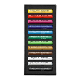 Oljepastellstifter Caran d'Ache Neopastel 12 stk