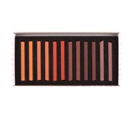 Tegnekritt Koh-i-noor rød/brun skala 12 stk