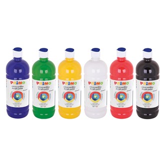 Akrylmaling Primo 6x1000 ml
