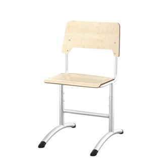 Stol Como FSC 38/51 stort sete hvit