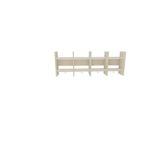 Norden 28 garderobe overhylle 4-roms
