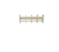 Norden 28 garderobe overhylle 4-roms