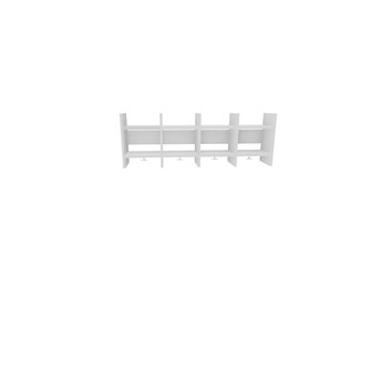 Norden 28 garderobe overhylle 4-roms