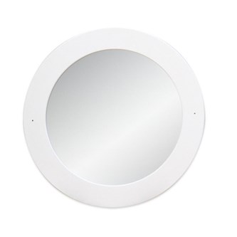 Speil Ø80 cm hvit