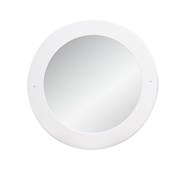 Speil Ø80 cm hvit