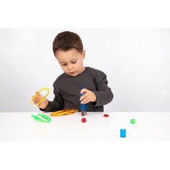 Pinsetter transparente 12 stk