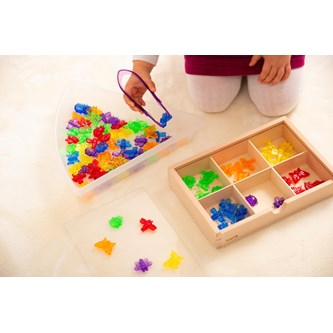 Pinsetter transparente 12 stk