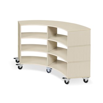 Kubus buet 6 rom hvitpigmentert H77 cm