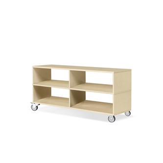 Kubus lav 4 rom bjørk H55 cm