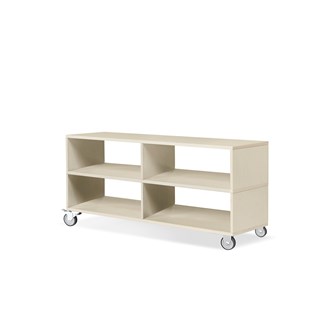 Kubus lav 4 rom hvitpigmentert H55 cm