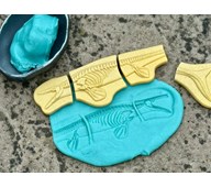 Skjelett - Pliosaur & Stegosaurus
