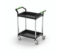 Laboratorievogn DuraLab liten 2 dype hyller