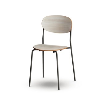 Stol Collab FSC BX 4-ben sh 45 cm svart