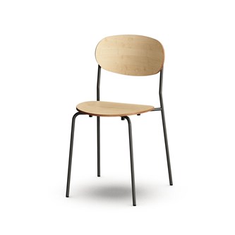 Stol Collab FSC BX 4-ben sh 45 cm svart