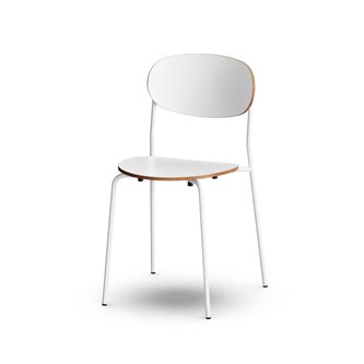 Stol Collab FSC BX 4-ben sh 45 cm hvit