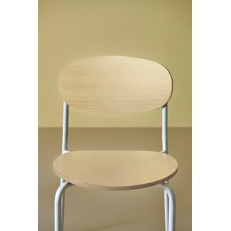 Stol Collab FSC BX 4-ben sh 45 cm hvit