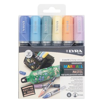 Tusj Lyra Graduate mark all 2 mm 6 stk