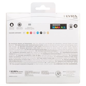 Tusj Lyra Graduate mark all 2 mm 8 stk