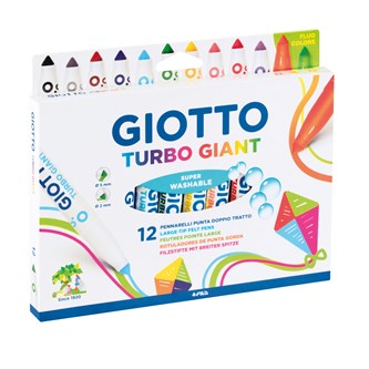 Tusjer Giotto Turbo Giant 12 stk