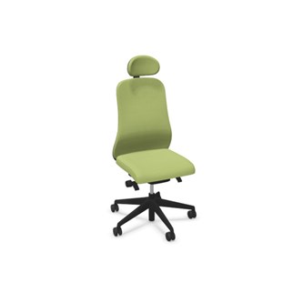 Kontorstol Souly svart SA2-ST nakkestøtte Era