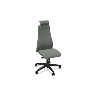 Kontorstol Viden FS høy rygg med nakkestøtte Rivet