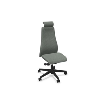 Kontorstol Viden ERT høy rygg med nakkestøtte Rivet