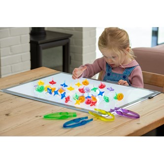 Snurretopp transparent 36 stk