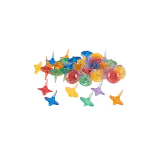 Snurretopp transparent 36 stk