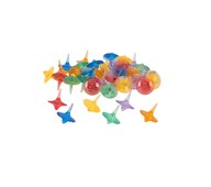 Snurretopp transparent 36 stk