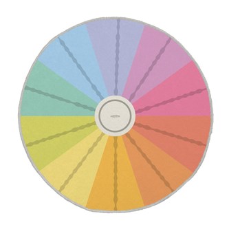 Leketeppe Ø175 cm regnbue