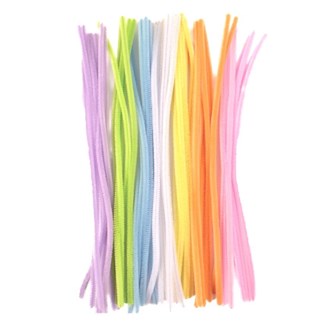 Piperensere pastell Ø6 mm 100 stk