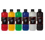 Tekstilmaling Lekolar 500 ml 6 pk