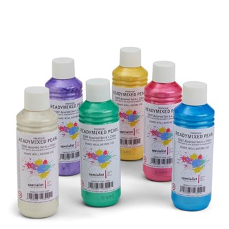 Hobbymaling perlemor 6x250 ml