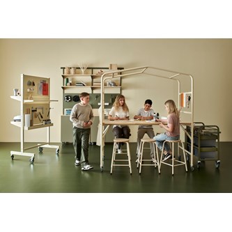 Bord MeetUs FSC 140x80xH90 cm HT hvit